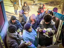 Bachmut, Ukraina, grudzień 2022