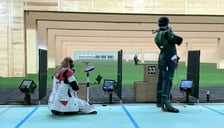 Karolina Kowalczyk (Śląsk Wrocław) i Tomasz Bartnik (Legia Warszawa) na mistrzostwach świata w Kairze Śląska Wrocław