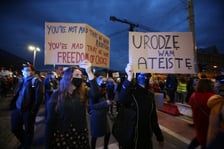 26 października 2020 - protest przeciwko zaostrzaniu prawa antyaborcyjnego