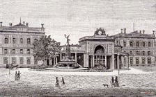 <p>Na zdjęciu Dworzec Świebodzki we Wrocławiu, 1870-1880</p>