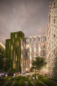 <p>Na zdjęciu: Projekt wykonany dla poprzedniego inwestora, kt&oacute;ry planował swtorzyć w tym miejscu projekt pod nazwą Stawowa City</p>