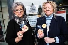 <p>Na zdjęciu: organizatorki projektu KomPas w ramach działań Miejskiego Ośrodka Pomocy Społecznej</p>
