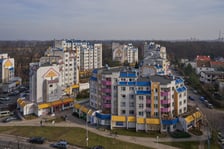 Osiedle Kozanów z lotu ptaka