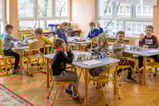 Turniej szachowy w Przedszkolu nr 99 we Wrocławiu