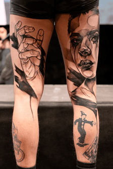 <p>3 miejsce w kategorii Najlepszy tatuaż I dnia konwentu -&nbsp;Karol Drzewiecki Defo tattoo</p>