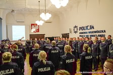 Ślubowanie nowych policjantów we Wrocławiu