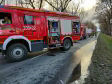 Wypadek między Chrząstawą a Nadolicami 10.03.23