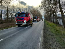 Wypadek między Chrząstawą a Nadolicami 10.03.23