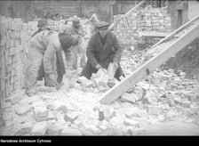 Prace rozbiórkowe we Wrocławiu, lata 1948-1949