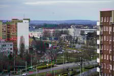 Panorama wrocławskiej Różanki