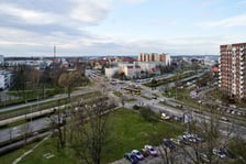 Panorama wrocławskiej Różanki