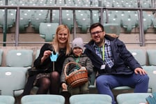 Święcenie pokarmów na Tarczyński Arena.