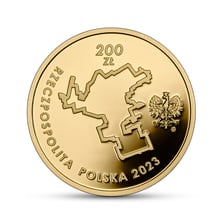 <p>Na awersach obu monet przedstawiono zarys granic getta warszawskiego &ndash; największego z gett utworzonych przez III Rzeszę w okupowanej Europie</p>