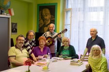 Lekcja esperanto w grupie Bogdana Dembca