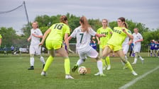 <p>Zmagania zawodniczek WKS Śląsk podczas Dallas Texans International Girls Cup</p>