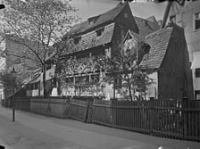 Ul. Zaułek Koci. Lata 1905-1920 . Widok na północny zachód