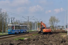 Przebudowa ulicy Kosmonautów w kwietniu 2023 r.