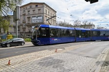 Skrzyżowanie ulic Pułaskiego i Małachowskiego po remoncie.