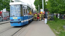 Akcja ratunkowa w związku z wypadkiem na skrzyżowaniu ulic Powstańców Śląskich i Orlej