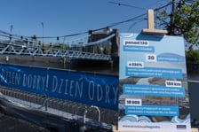 <p>Konferencja z okazji rozpoczęcia Dni Odry. Widok na Most Grunwaldzki&nbsp;</p>