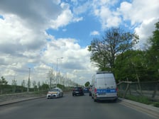Są utrudnienia na ul. Kosmonautów między Nowymi Żernikami a szpitalem.