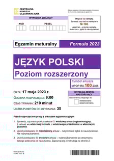 Matura z j. polskiego (poziom rozszerzony)
