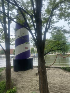 Latarnia Morska na Wyspie Tamka we Wrocławiu
