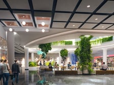 Wizualizacja wnętrza galerii Sky Tower po remoncie