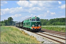 <p>Historyczny pociąg na Dolnym Śląsku</p>