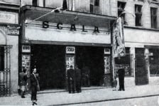 <p>Kino Scala przy ul. Św. Mikołaja 27, otwarte w 1909 roku.</p>