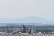 Panorama Wrocławia z dachu Atal Towers
