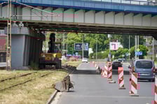 Remont torowiska wzdłuż Legnickiej