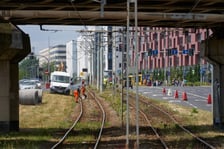 Remont torowiska wzdłuż Legnickiej