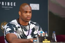 Daniel Dubois Podczas konferencji prasowej w Warszawie