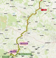 Tour de Pologne 2023. Trasa na Dolnym Śląsku - etap II