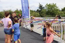 Piknik z okazji otwarcia kładki pieszo-rowerowej nad Ślęzą
