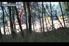 Nielegalne wysypisko śmieci pod Wołowem w okolicach Wrocławia