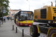 Remont w rejonie placu Jana Pawła II, 7 sierpnia 2023