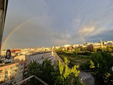 Zdjęcie podwójnej tęczy