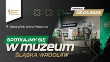 Muzeum piłkarskiego Śląska Wrocław zlokalizowane na stadionie Tarczyński Arena