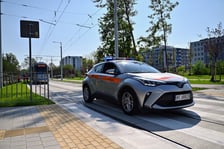 Próbny przejazd tramwaju nowym odcinkiem trasy autobusowo-tramwajowej. Testowany był odcinek od przystanku Park Biznesu do przystanku Rogowska.