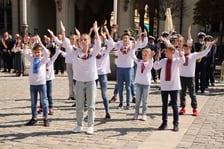 <p>Parada "Wszyscy za mną" w ramach projektu Lelenfant&nbsp;</p>