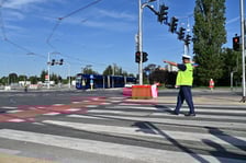 Jazda próbna tramwaju na Nowy Dwór. Testowano torowisko w ul. Rogowskiej oraz nową pętlę.