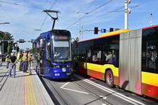 Jazda próbna tramwaju na Nowy Dwór. Testowano torowisko w ul. Rogowskiej oraz nową pętlę.