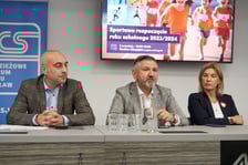 Konferencja prasowa przed sportowym rozpoczęciem roku szkolnego