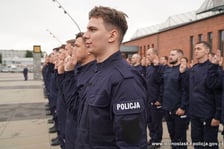 Uroczyste ślubowanie policjantek i policjantów