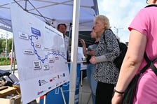 Komunikacyjny piknik na nowej pętli Wrocław Nowy Dwór (P+R). Impreza zorganizowana została z okazji uruchomienia tramwajów na Nowy Dwór, co nastąpi jutro, w niedzielę 3 września.