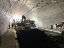 Betonowanie tunelu na trasie Bolków - Kamienna Góra