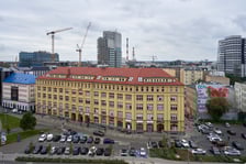 Panorama Wrocławia z biurowca Infinity