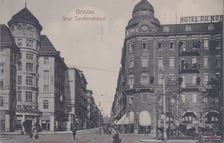 Ul. Piłsudskiego we Wrocławiu na początku XX wieku